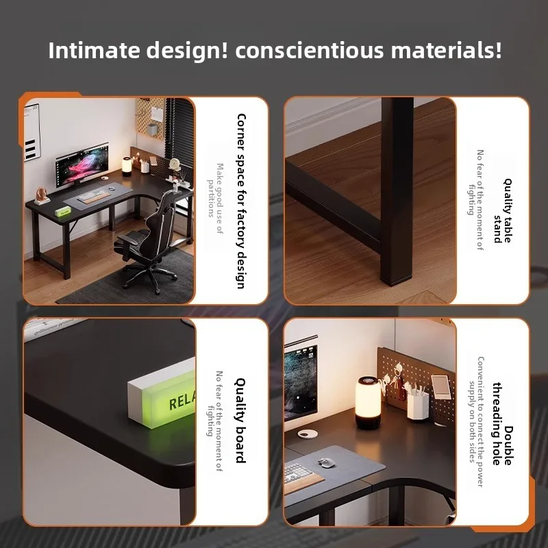 Computer desk Home corner tabl - L Shaped Desk Setup 评论和价格