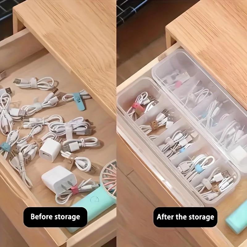 Transparent Cable Organizer wi - Desk Setup Organizer 评论和价格