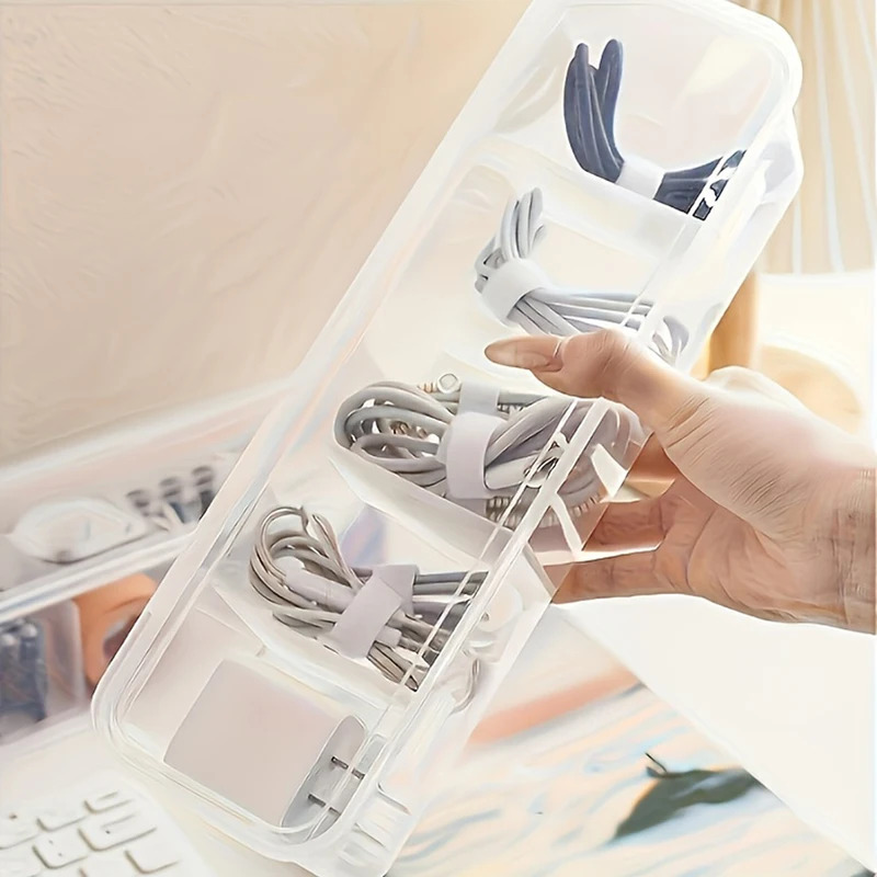 Transparent Cable Organizer wi - Desk Setup Organizer 评论和价格
