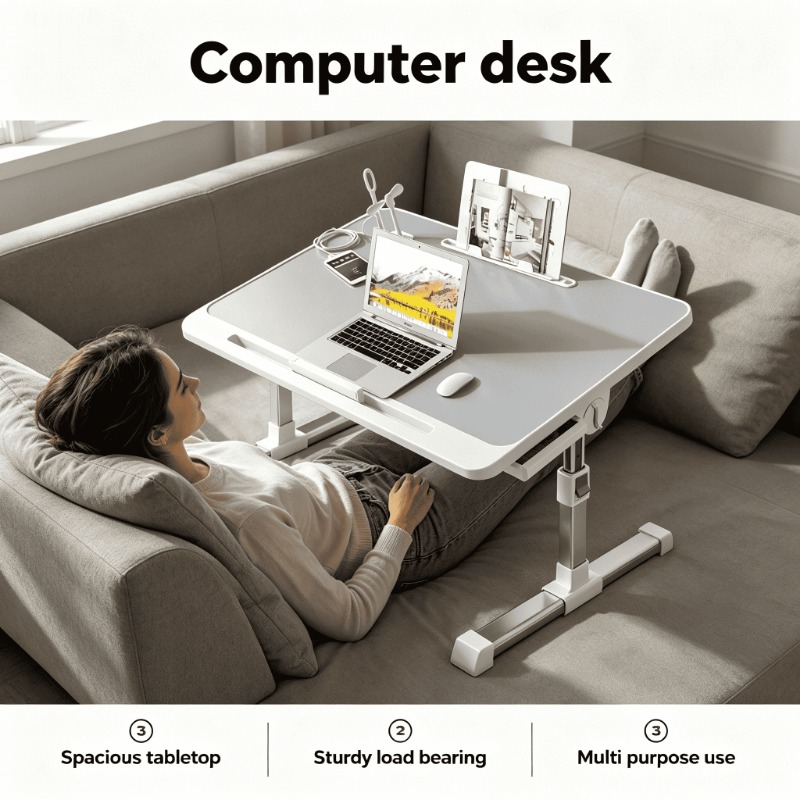 Bedroom Office Desk Compact Co - L Shaped Desk Setup 评论和价格