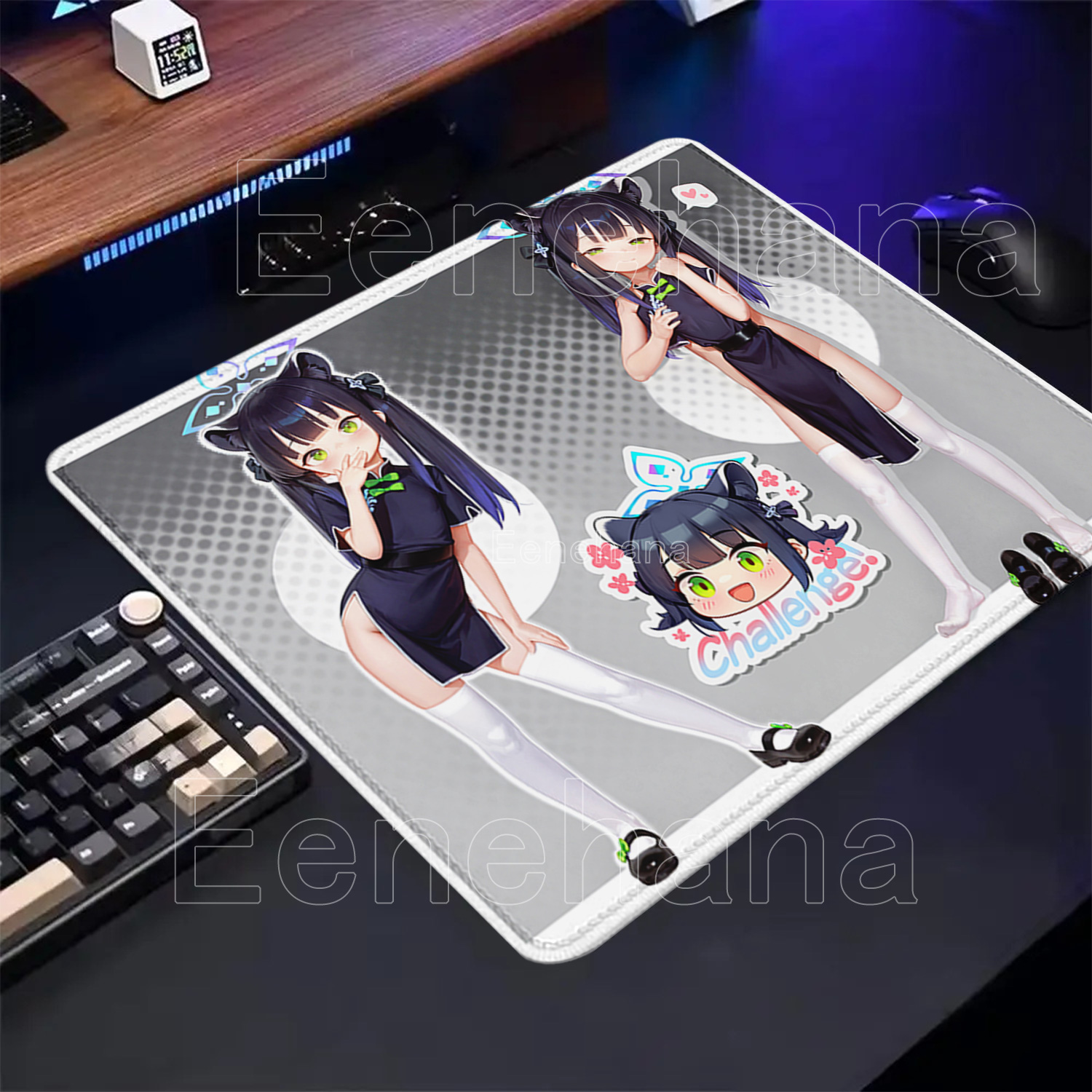 Alice‌ Nozomi Hikari Blue Arch - Desk Setup Blue 评论和价格