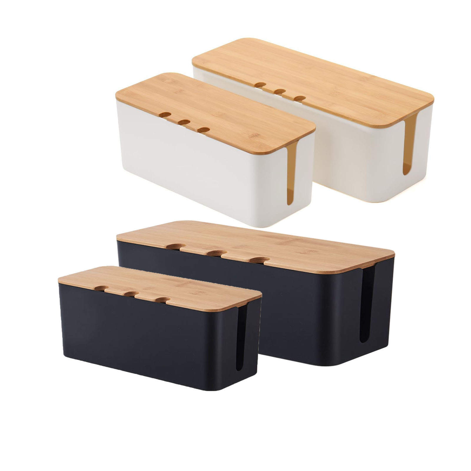 Large Cable Management Box – W - Desk Setup Hub 评论和价格