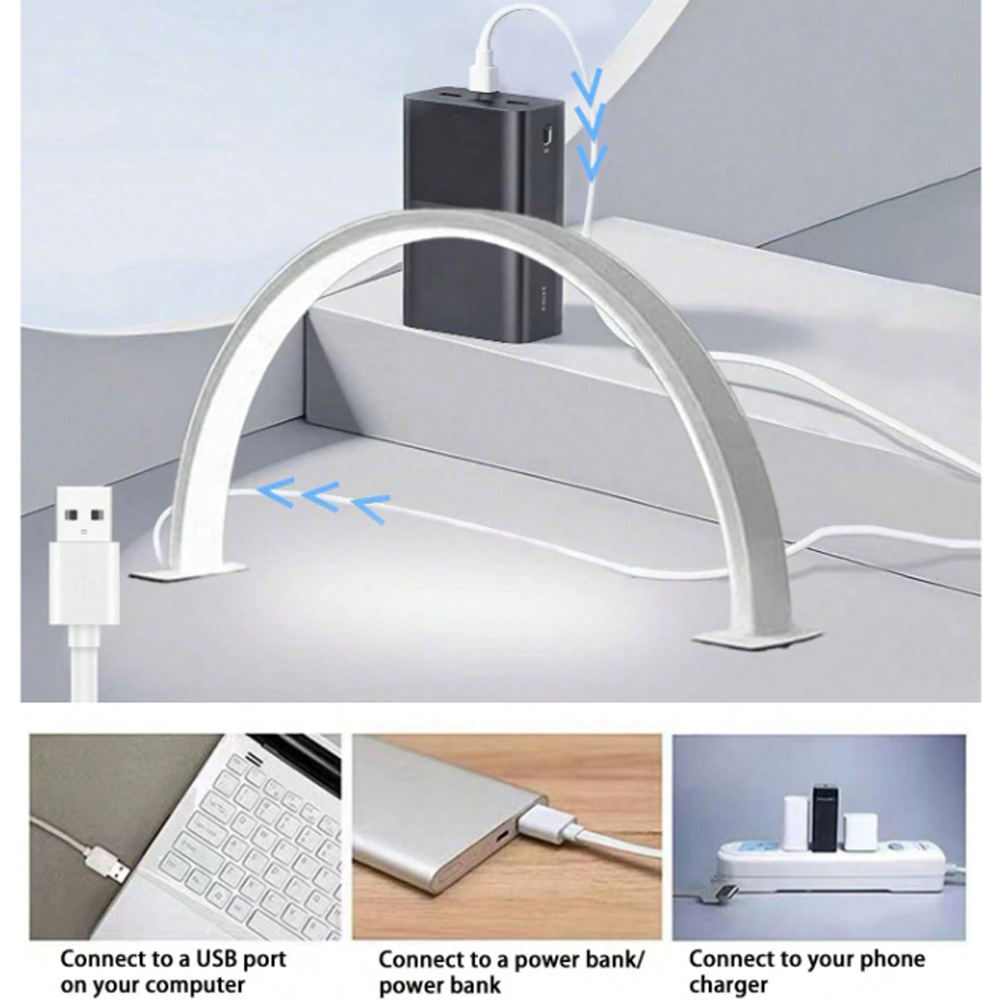 Nail Lamp 40/66CM Fill Light U - Desk Setup Lighting 评论和价格
