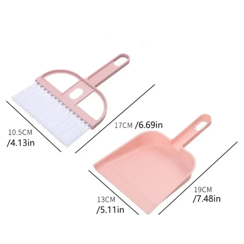 1Set Mini Dustpan Brush Set Ke - Desk Setup Clean 评论和价格