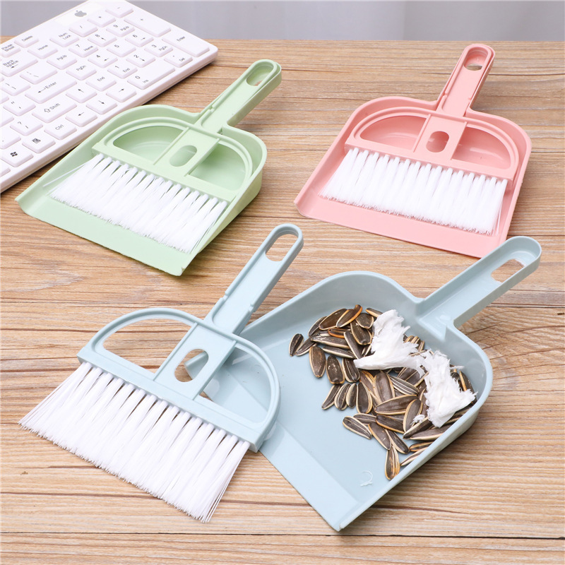 1Set Mini Dustpan Brush Set Ke - Desk Setup Clean 评论和价格