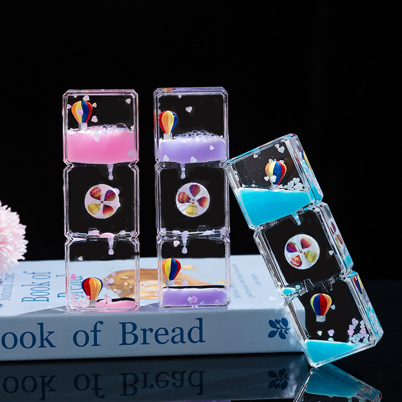 Hot Air Balloon Triple Cube Fl - Desk Setup Decor 评论和价格
