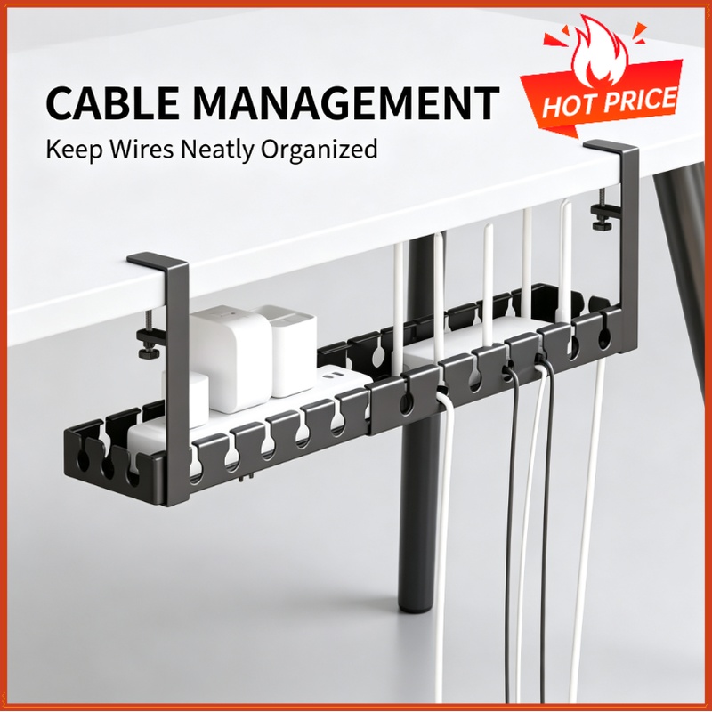 Telescopic Under Table Storage - Desk Setup Organizer 评论和价格