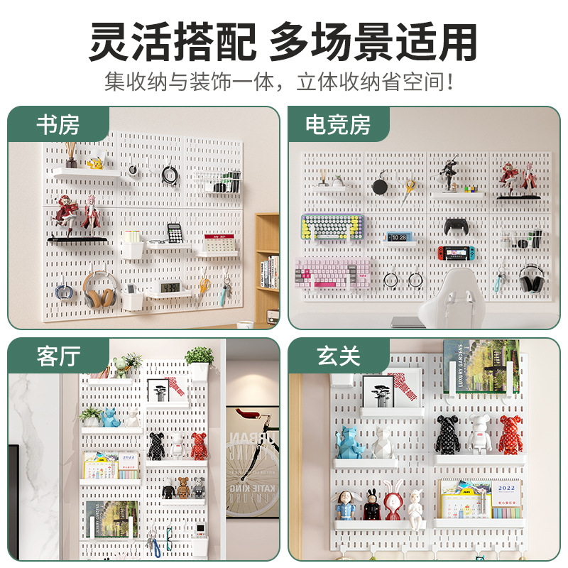 DIY Hole-in-the-Wall Organizer - Desk Setup Diy 评论和价格