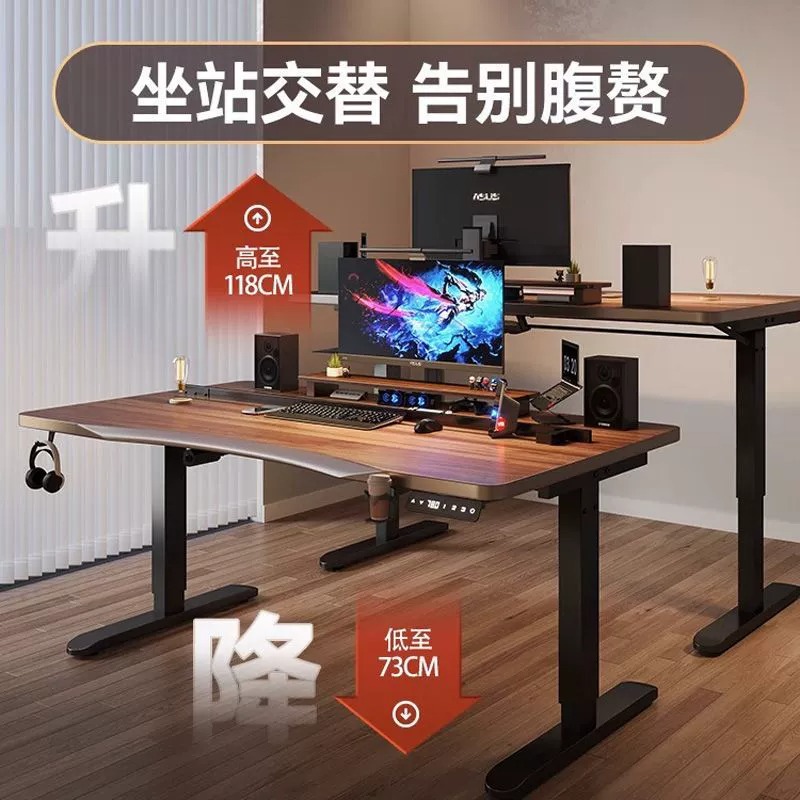 Height Adjustable Computer Des - L Shaped Desk Setup 评论和价格