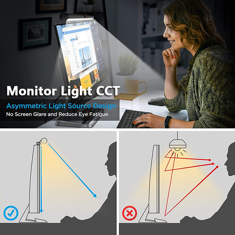 40CM RGB Atmosphere Table Lamp - Desk Setup Lighting 评论和价格