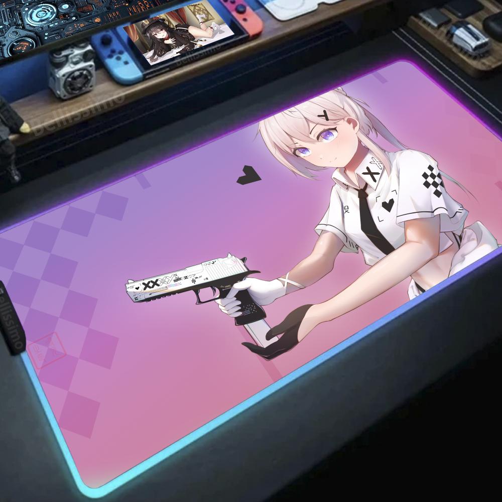 Girl with a gun Anime DIY game - Desk Setup Diy 评论和价格