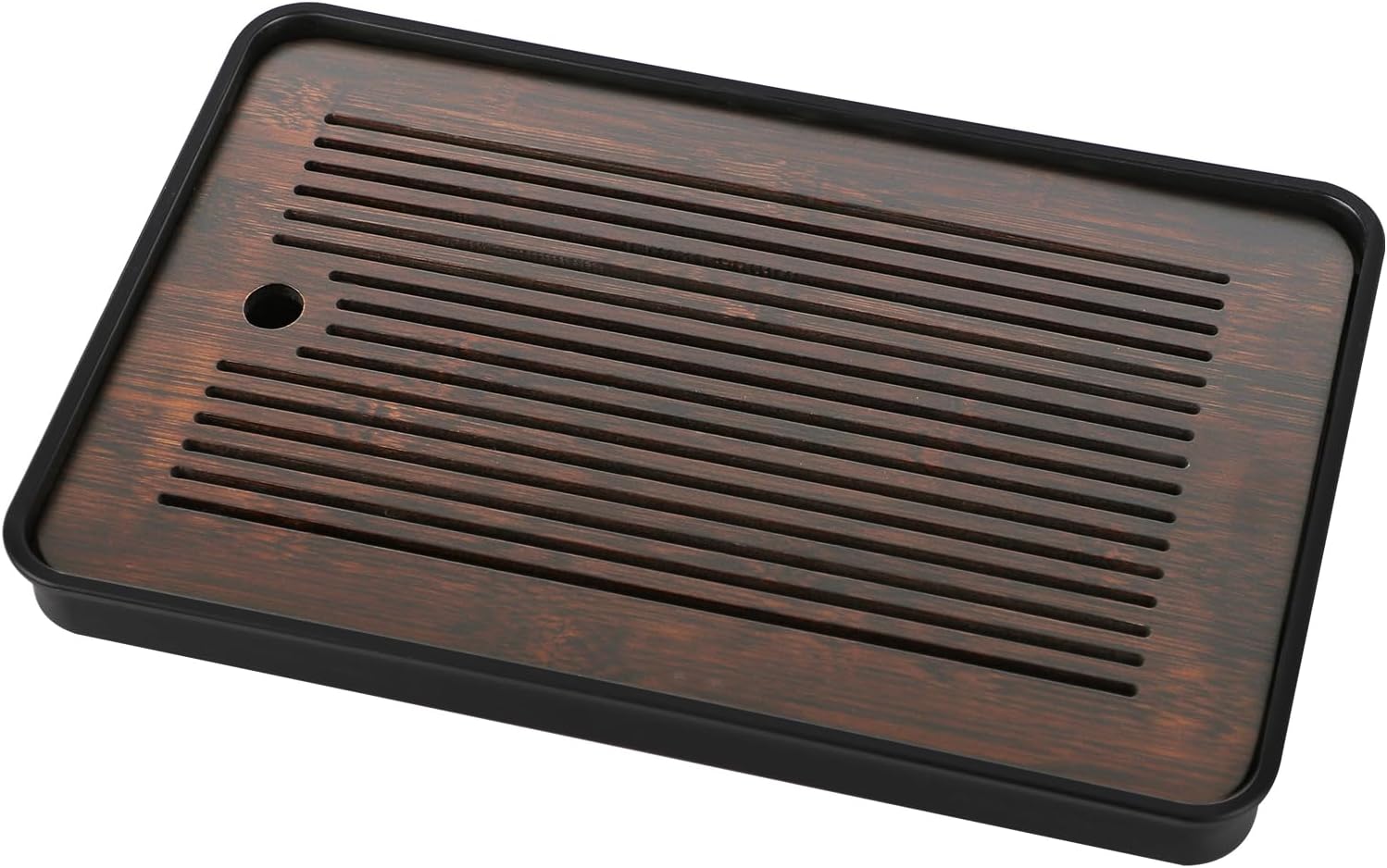 Natural Bamboo Tea Tray with H - Desk Setup Clean 评论和价格